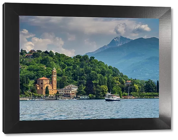 Scenic view of Mezzegra, Lake Como, Lombardy, Italy