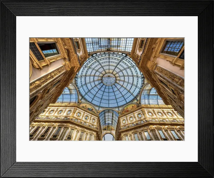 Framed Print : Galleria Vittorio Emanuele II shopping arcade, Milan, Lombardy, Italy Framed Print : Galleria Vittorio Emanuele II shopping arcade, Milan, Lombardy, Italy