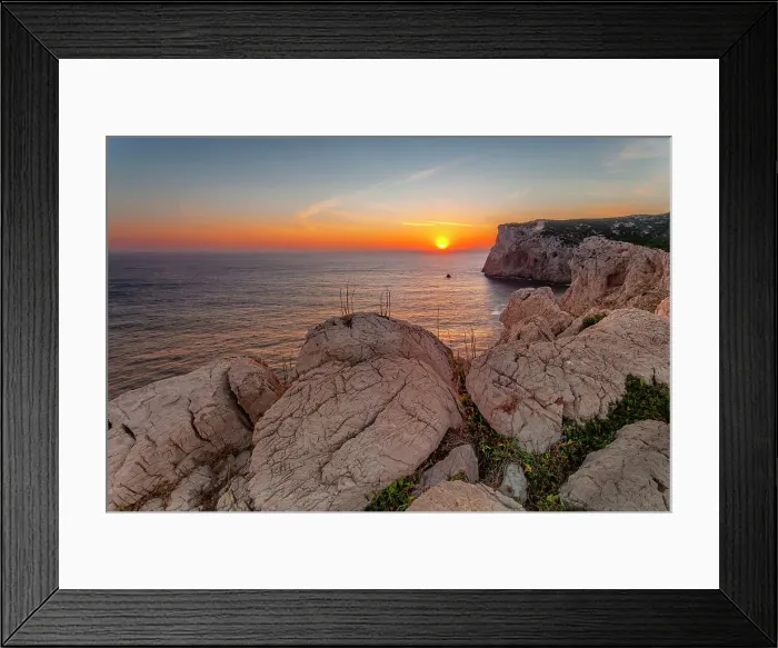 Framed Print : Capo Caccia, Alghero, Sassari province, Sardinia, Italy Framed Print : Capo Caccia, Alghero, Sassari province, Sardinia, Italy