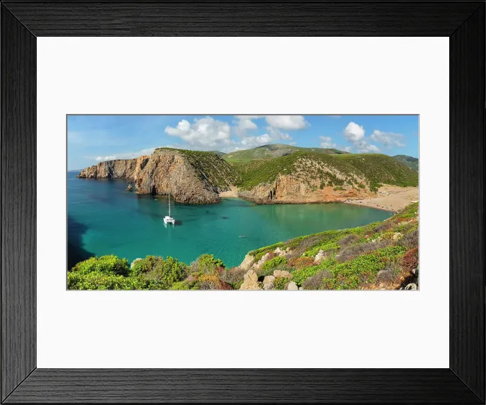 Framed Print : Cala Domestica, Buggeru, , Costa Verde, Sulcis Iglesiente district, Sardinia, Italy Framed Print : Cala Domestica, Buggeru, , Costa Verde, Sulcis Iglesiente district, Sardinia, Italy