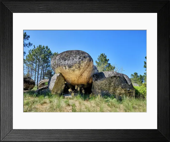 Framed Print : The so-called Penedo do Aquilino, a big granit cave, where Aquilino Ribeiro, the great portuguese writer, usually took shelter during storms, when he was hunting. Soutosa, Moimenta da Beira. Beira Alta, Portugal Framed Print : The so-called Penedo do Aquilino, a big granit cave, where Aquilino Ribeiro, the great portuguese writer, usually took shelter during storms, when he was hunting. Soutosa, Moimenta da Beira. Beira Alta, Portugal