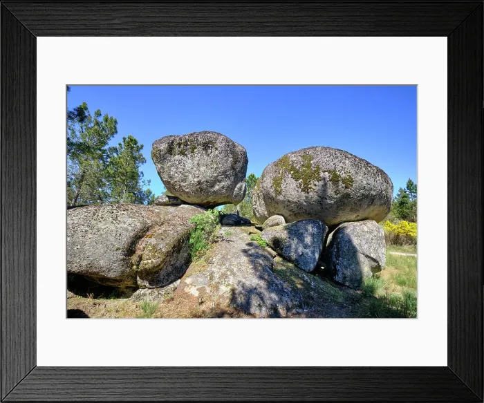 Framed Print : The so-called Penedo do Aquilino, a big granit cave, where Aquilino Ribeiro, the great portuguese writer, usually took shelter during storms, when he was hunting. Soutosa, Moimenta da Beira. Beira Alta, Portugal Framed Print : The so-called Penedo do Aquilino, a big granit cave, where Aquilino Ribeiro, the great portuguese writer, usually took shelter during storms, when he was hunting. Soutosa, Moimenta da Beira. Beira Alta, Portugal