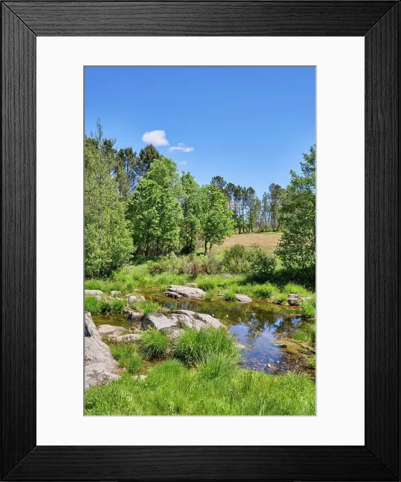Framed Print : The Vouga river at Decermilo. Lapa mountains, Beira Alta. Portugal Framed Print : The Vouga river at Decermilo. Lapa mountains, Beira Alta. Portugal