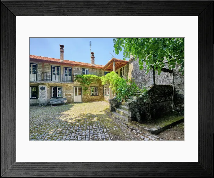 Framed Print : The 19th century house of Aquilino Ribeiro, one of the greatest portuguese writers, at the village of Soutosa, where he lived for many years and where he always returned. Soutosa, Moimenta da Beira. Beira Alta, Portugal Framed Print : The 19th century house of Aquilino Ribeiro, one of the greatest portuguese writers, at the village of Soutosa, where he lived for many years and where he always returned. Soutosa, Moimenta da Beira. Beira Alta, Portugal