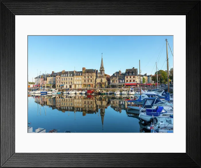 Framed Print : Honfleur Harbour, Honfleur, Normandy, France Framed Print : Honfleur Harbour, Honfleur, Normandy, France