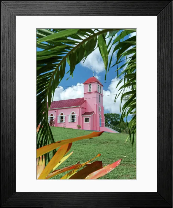 Framed Print : Church of Our Lady of Perpetual Help, Saint Paul, Antigua, Antigua & Barbuda, Caribbean, West Indies