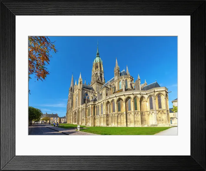 Framed Print : The Exterior of Bayeux Cathedral, Bayeux, Normandy, France Framed Print : The Exterior of Bayeux Cathedral, Bayeux, Normandy, France