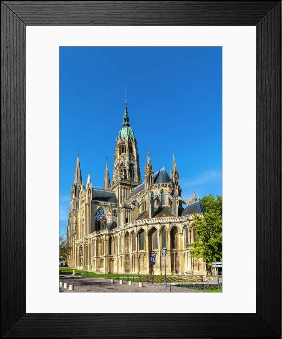 Framed Print : The Exterior of Bayeux Cathedral, Bayeux, Normandy, France Framed Print : The Exterior of Bayeux Cathedral, Bayeux, Normandy, France
