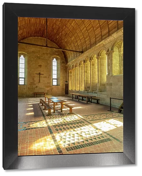 The Refectory at Mont Saint Michel, Normandy, France