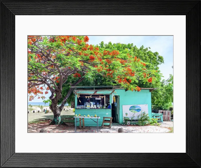 Framed Print : Traditional products and drinks on sale at a beach kiosk, Antigua, Antigua & Barbuda, Caribbean, West Indies Framed Print : Traditional products and drinks on sale at a beach kiosk, Antigua, Antigua & Barbuda, Caribbean, West Indies