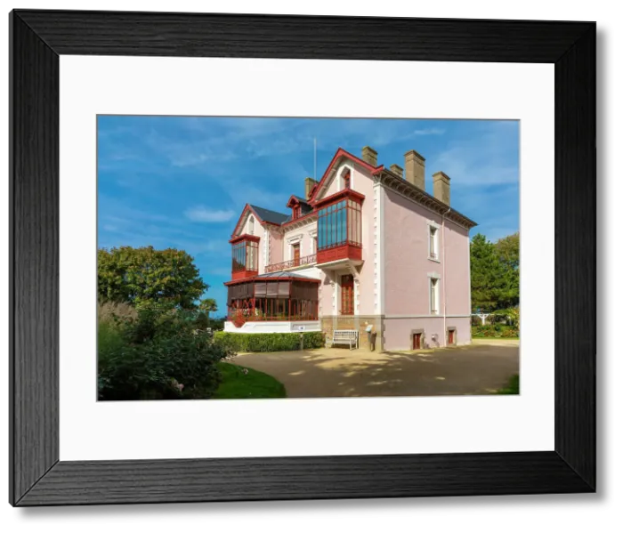 Framed Print : Christian Dior Museum, Granville, Normandy, France Framed Print : Christian Dior Museum, Granville, Normandy, France