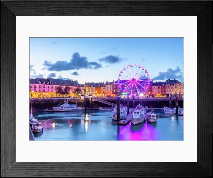 Framed Print : Dieppe Marina and Fishing Port at Dusk, Dieppe, Normandy, France Framed Print : Dieppe Marina and Fishing Port at Dusk, Dieppe, Normandy, France