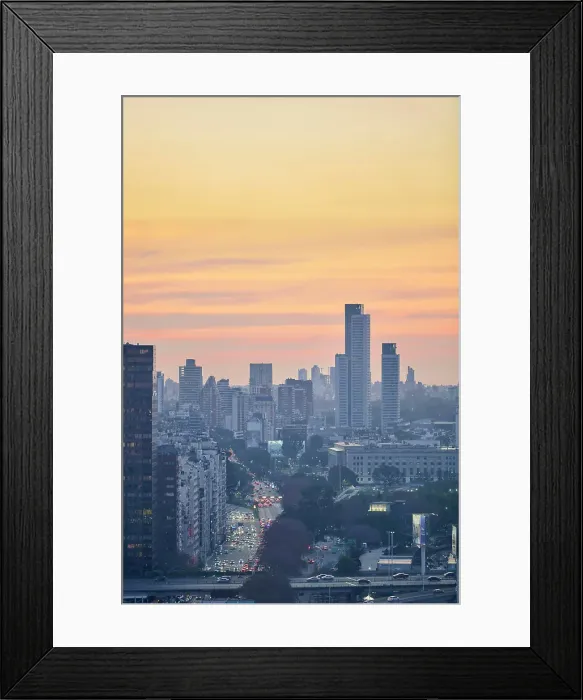 Framed Print : The city skyline at twilight, Recoleta, Buenos Aires, Argentina Framed Print : The city skyline at twilight, Recoleta, Buenos Aires, Argentina