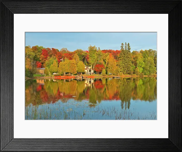Framed Print : Cottage in West Arm of Lake Nipissing West Arm, Ontario, Canada Framed Print : Cottage in West Arm of Lake Nipissing West Arm, Ontario, Canada