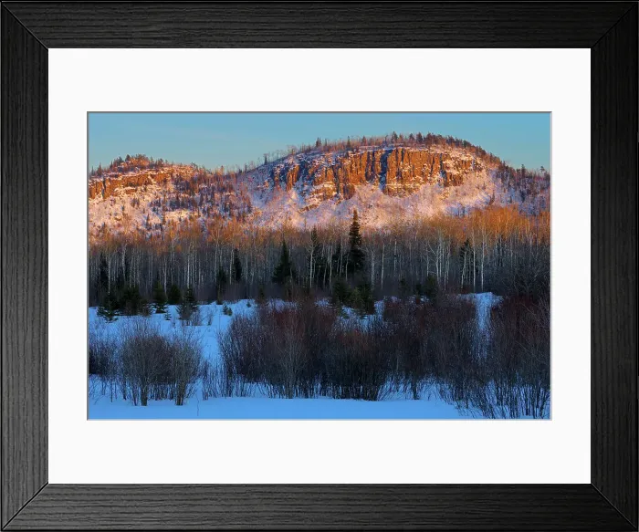 Framed Print : Sunset on hills Thunder Bay, Ontario, Canada Framed Print : Sunset on hills Thunder Bay, Ontario, Canada