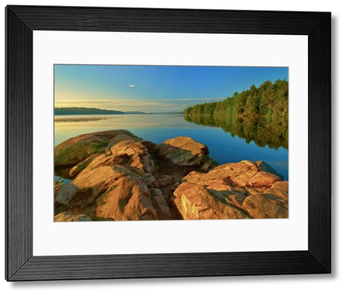 Framed Print : Sunrise at Smoke Lake, Algonquin Provincial Park, Ontario, Canada Framed Print : Sunrise at Smoke Lake, Algonquin Provincial Park, Ontario, Canada