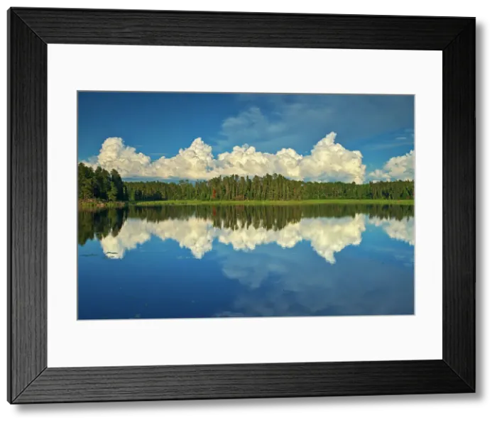 Framed Print : Clouds reflected in Isabel Lake Kenora, Ontario, Canada Framed Print : Clouds reflected in Isabel Lake Kenora, Ontario, Canada