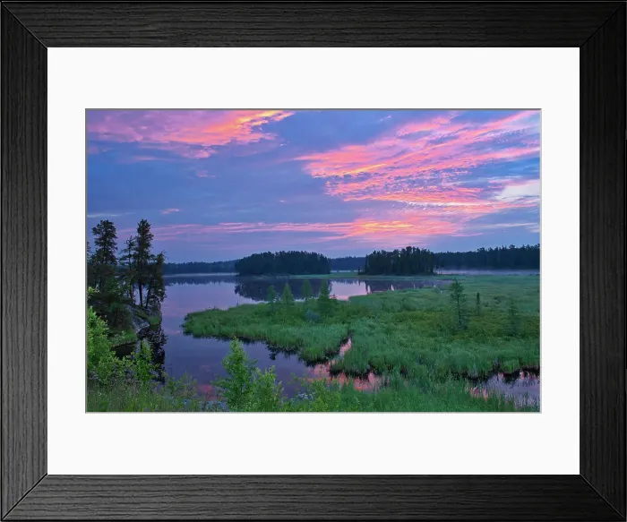 Framed Print : Dawn on Middle Lake Kenora, Ontario, Canada Framed Print : Dawn on Middle Lake Kenora, Ontario, Canada