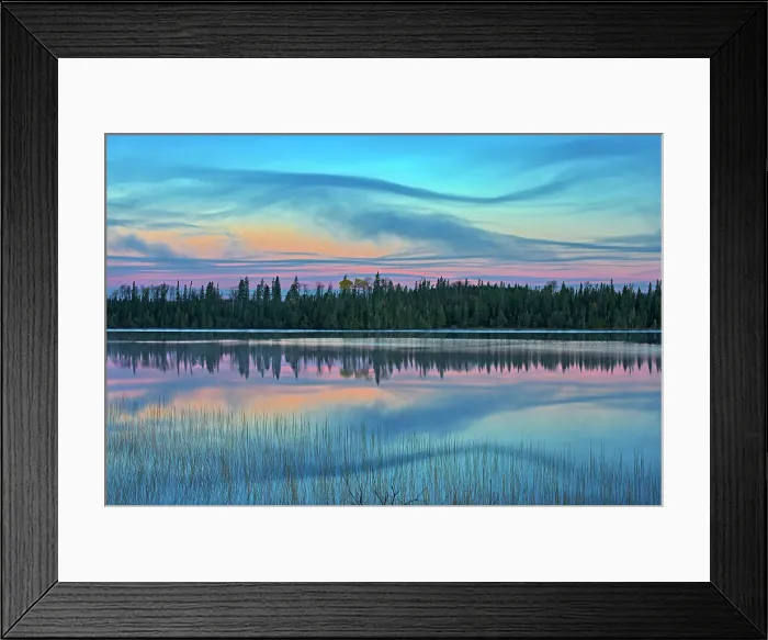 Framed Print : Dawn light on Klotz Lake Longlac, Ontario, Canada Framed Print : Dawn light on Klotz Lake Longlac, Ontario, Canada