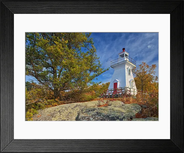 Framed Print : Lighthouse on Lake of the Woods Morson, Ontario, Canada Framed Print : Lighthouse on Lake of the Woods Morson, Ontario, Canada