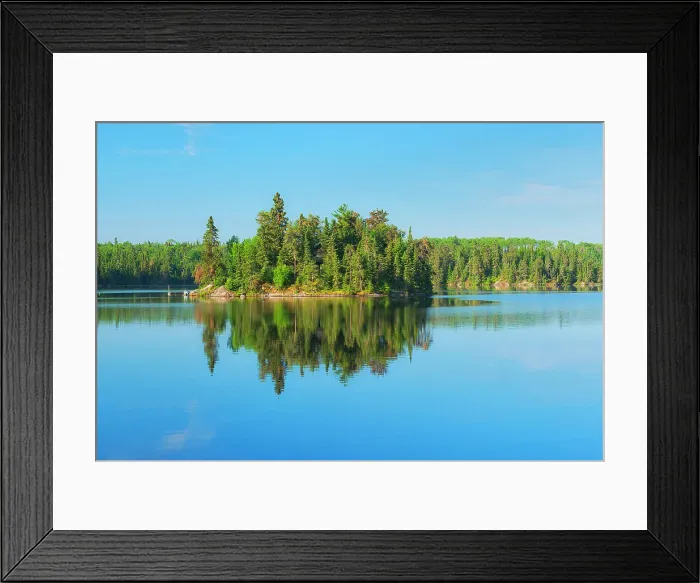 Framed Print : Island in Blindfold Lake Kenora DIstrict, Ontario, Canada Framed Print : Island in Blindfold Lake Kenora DIstrict, Ontario, Canada