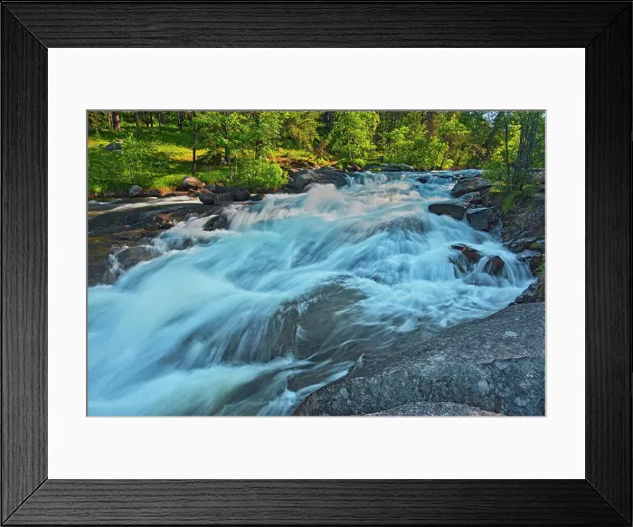 Framed Print : Rushing River Rushing River Provincial Park, Ontario, Canada