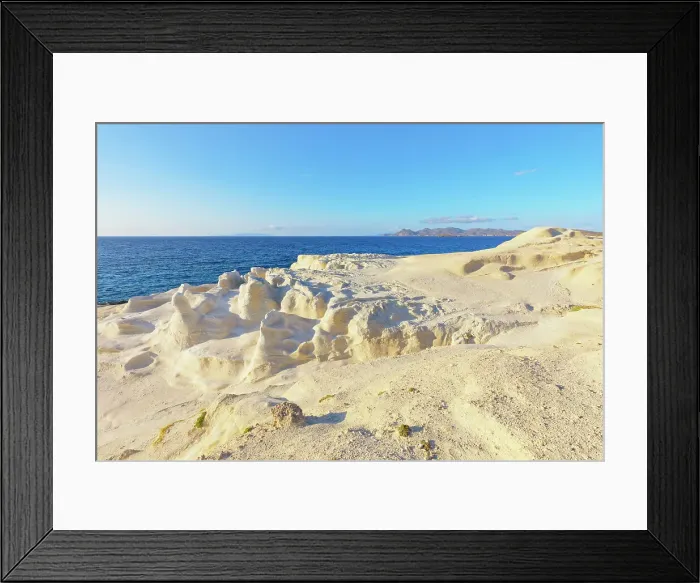 Framed Print : Rock formations, Sarakiniko, Milos Island, Greece Framed Print : Rock formations, Sarakiniko, Milos Island, Greece