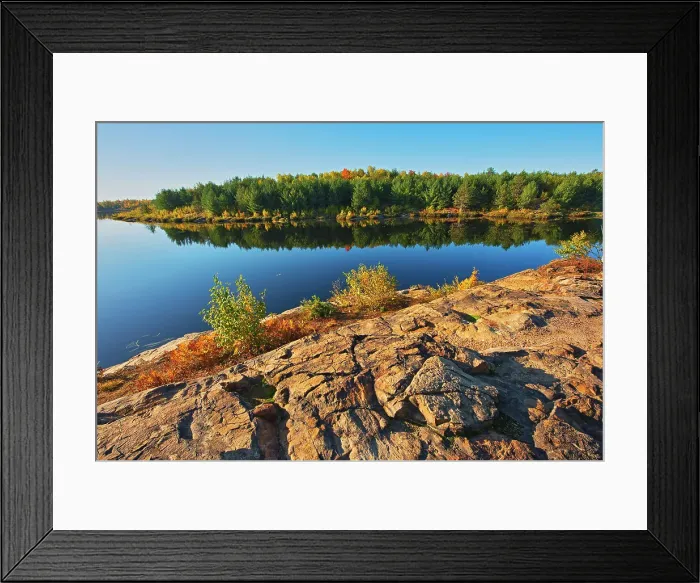 Framed Print : Autumn. Lake Laurentian. Lake Laurentian Conservation Area. Sudbury, Ontario, Canada Framed Print : Autumn. Lake Laurentian. Lake Laurentian Conservation Area. Sudbury, Ontario, Canada