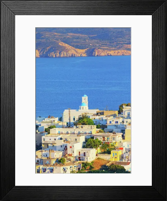Framed Print : View of Adamas port, Adamas, Milos Island, Cyclades Islands, Greece Framed Print : View of Adamas port, Adamas, Milos Island, Cyclades Islands, Greece