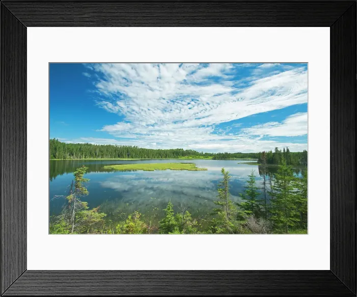 Framed Print : Clouds and wetland in the boreal forest some 30 kms east of Longlac Longlac, Ontario, Canada Framed Print : Clouds and wetland in the boreal forest some 30 kms east of Longlac Longlac, Ontario, Canada