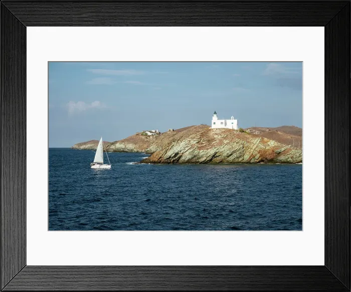 Framed Print : Kea Lighthouse, Kea Island, Greece Framed Print : Kea Lighthouse, Kea Island, Greece