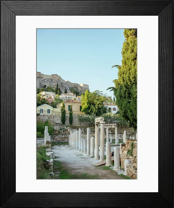 Framed Print : Roman Forum of Athens (Roman Agora), Athens, Attica, Greece Framed Print : Roman Forum of Athens (Roman Agora), Athens, Attica, Greece