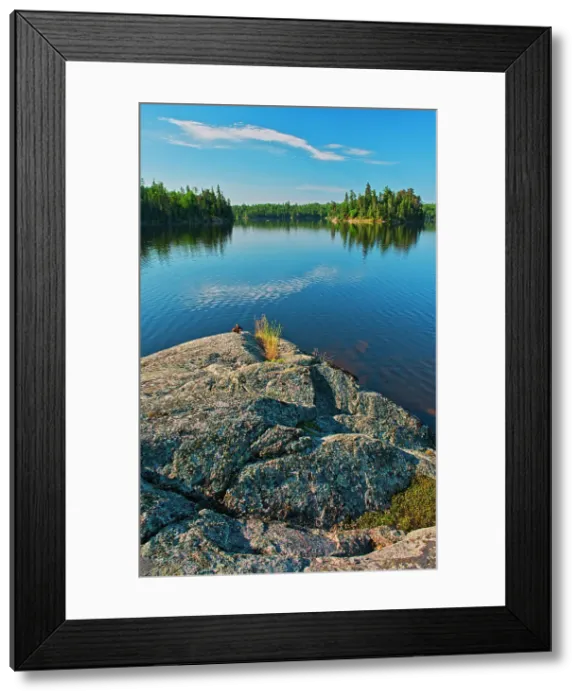 Framed Print : Blindfold Lake and rocky shoreline Kenora DIstrict, Ontario, Canada Framed Print : Blindfold Lake and rocky shoreline Kenora DIstrict, Ontario, Canada