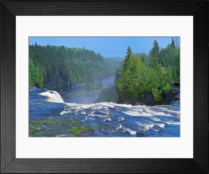 Framed Print : Kaministiquia River as it spills over Kakabeka Falls Kakabeka Falls Provincial Park, Ontario, Canada Framed Print : Kaministiquia River as it spills over Kakabeka Falls Kakabeka Falls Provincial Park, Ontario, Canada