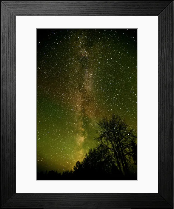 Framed Print : Milky Way and northern lights at Klotz Lake. Longlac, Ontario, Canada Framed Print : Milky Way and northern lights at Klotz Lake. Longlac, Ontario, Canada