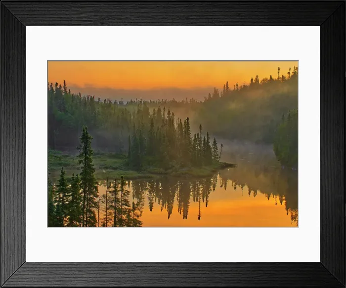 Framed Print : Morning fog in the boreal forest Schreiber, Ontario, Canada Framed Print : Morning fog in the boreal forest Schreiber, Ontario, Canada