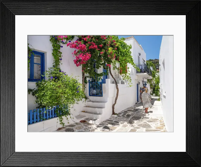 Framed Print : lefkes Paros, Greece Framed Print : lefkes Paros, Greece
