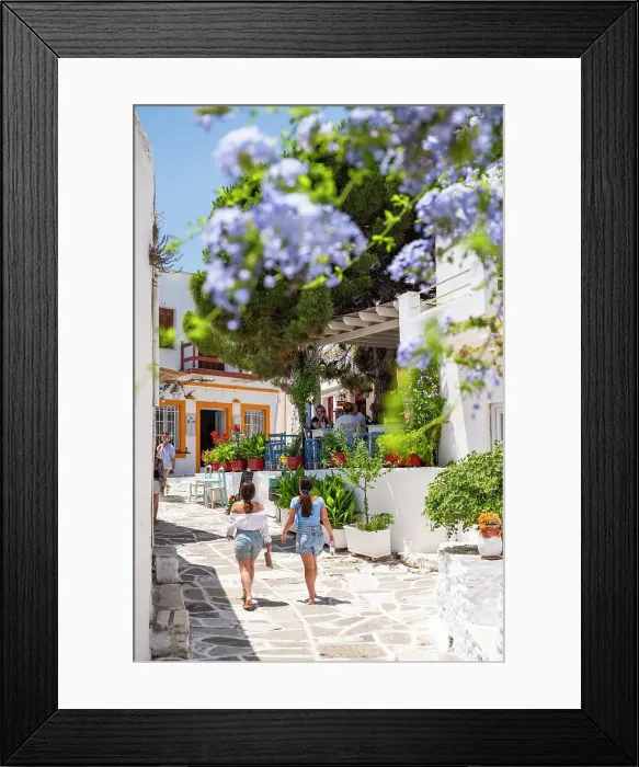 Framed Print : lefkes Paros, Greece Framed Print : lefkes Paros, Greece