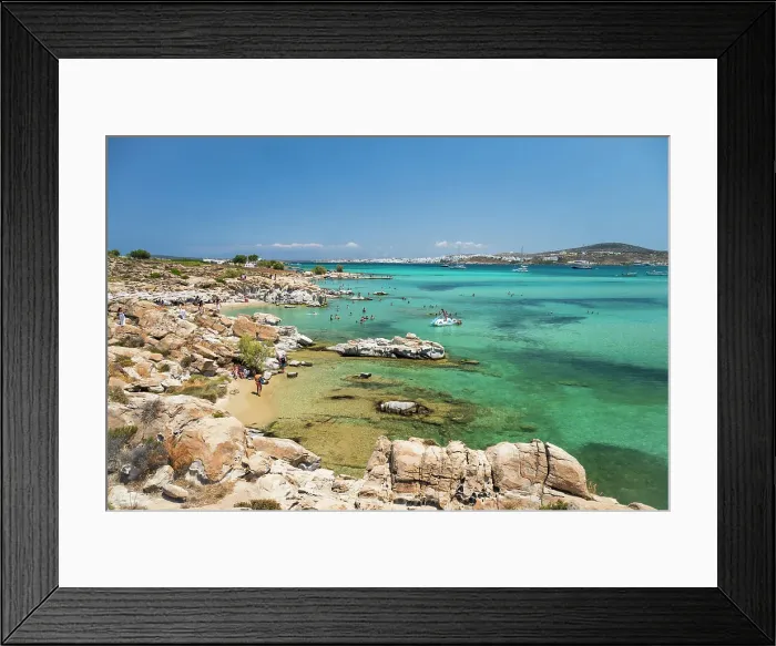 Framed Print : Kolympethres Beach, Paros, Greece Framed Print : Kolympethres Beach, Paros, Greece