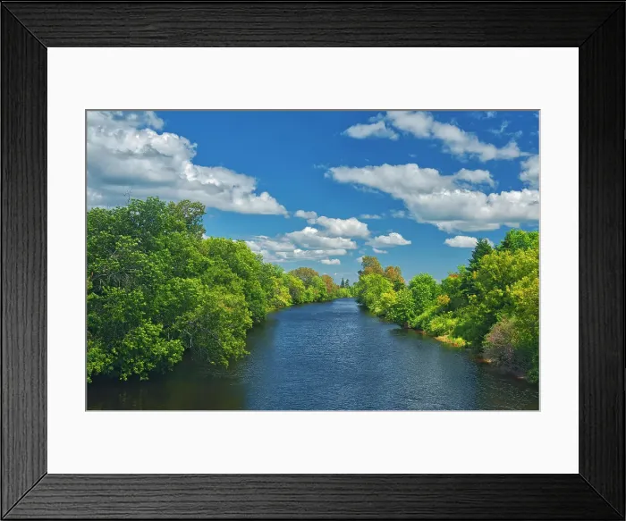 Framed Print : The Veuve River Verner, Ontario, Canada Framed Print : The Veuve River Verner, Ontario, Canada