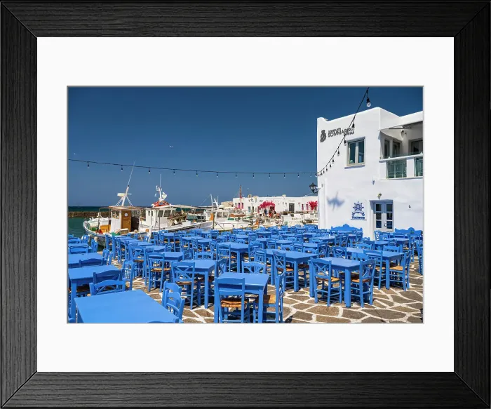 Framed Print : Paros, Greece