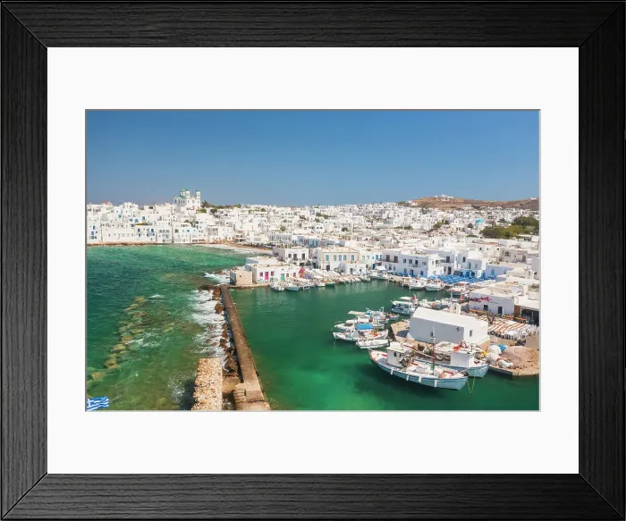 Framed Print : Naousa. Paros, Greece Framed Print : Naousa. Paros, Greece