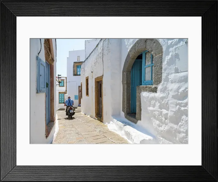 Framed Print : Chora, Patmos, Greece Framed Print : Chora, Patmos, Greece