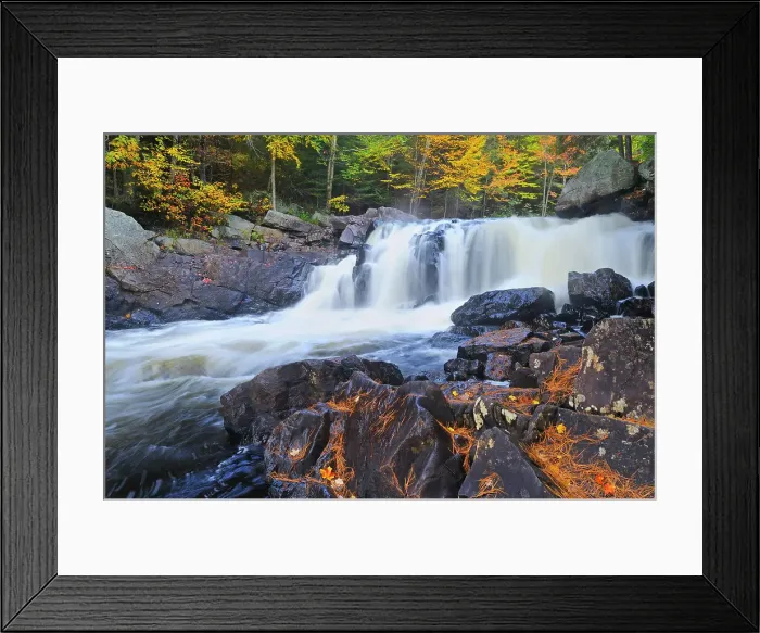 Framed Print : Brooks Falls on teh Magnetawan River in atumn color Emsdale, Ontario, Canada Framed Print : Brooks Falls on teh Magnetawan River in atumn color Emsdale, Ontario, Canada