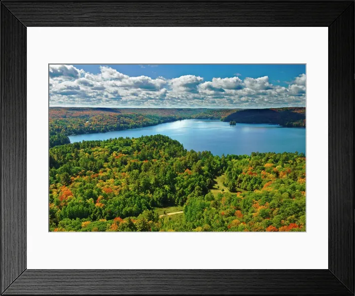 Framed Print : Muskoka looking westward from top of Dorset viewing tower Dorset, Ontario, Canada Framed Print : Muskoka looking westward from top of Dorset viewing tower Dorset, Ontario, Canada