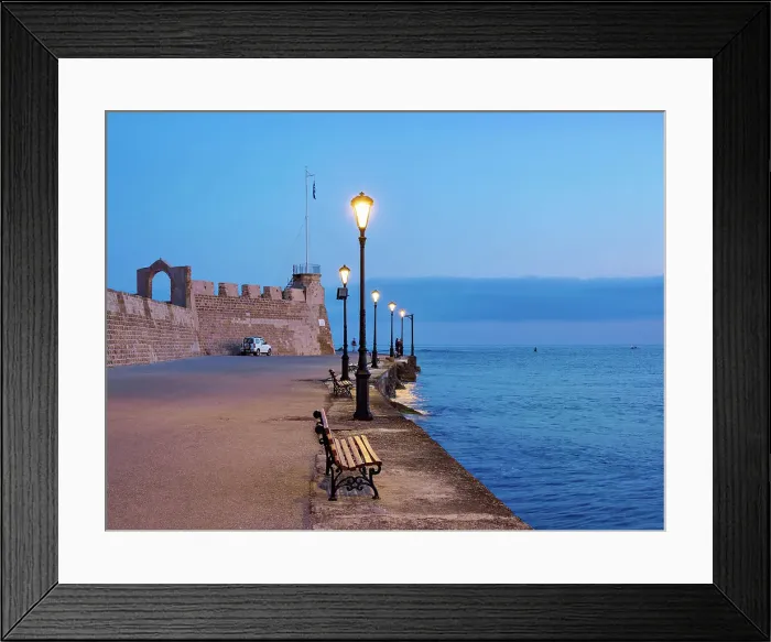 Framed Print : Firka Venetian Fortress at dawn, City of Chania, Crete, Greece Framed Print : Firka Venetian Fortress at dawn, City of Chania, Crete, Greece