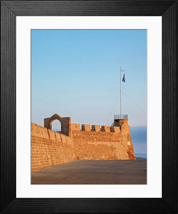 Framed Print : Firka Venetian Fortress at sunrise, City of Chania, Crete, Greece Framed Print : Firka Venetian Fortress at sunrise, City of Chania, Crete, Greece