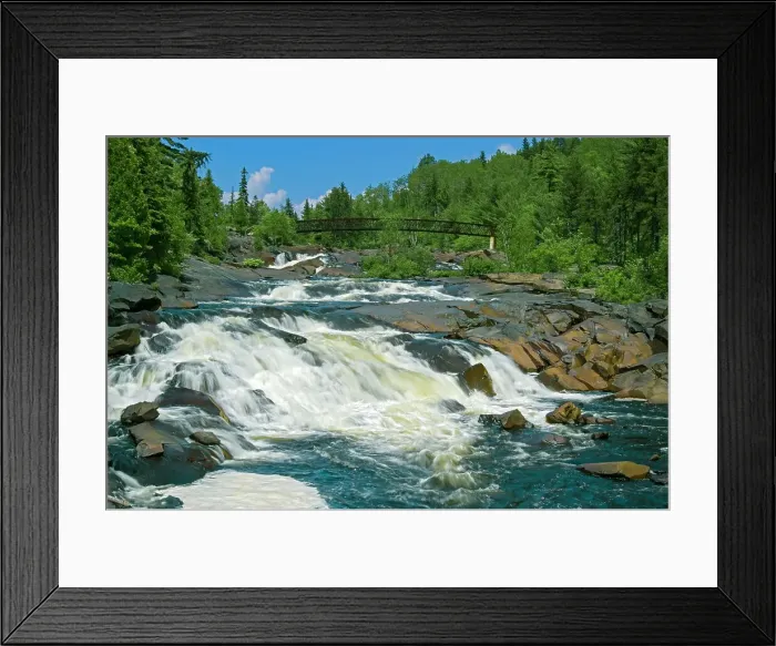 Framed Print : Onaping River drops 150 feet over a number of cascades at Onaping Falls. Sudbury Basin. Onaping, Ontario, Canada Framed Print : Onaping River drops 150 feet over a number of cascades at Onaping Falls. Sudbury Basin. Onaping, Ontario, Canada