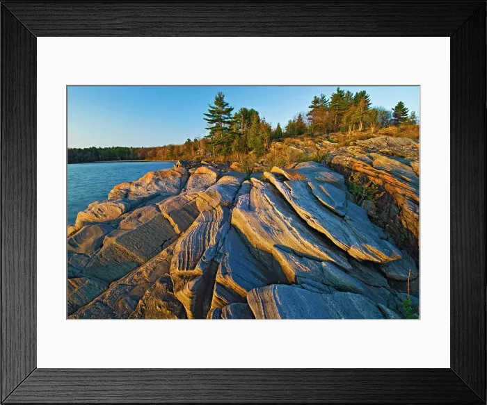 Framed Print : pre-cambrian shield along Georgian Bay Killbear Provincial Park, Ontario, Canada Framed Print : pre-cambrian shield along Georgian Bay Killbear Provincial Park, Ontario, Canada