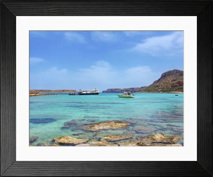 Framed Print : Balos Lagoon Beach, Gramvousa Peninsula, Chania Region, Crete, Greece Framed Print : Balos Lagoon Beach, Gramvousa Peninsula, Chania Region, Crete, Greece